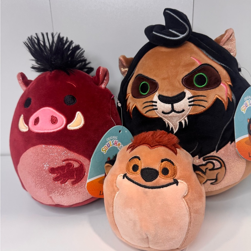 Squishmallow lion king bundle